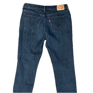 Levi's Women's 505 Straight‎ Leg Stretch Jeans Dark Wash  29